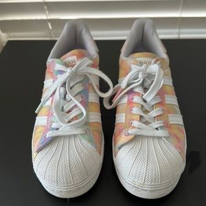 Tie Dye Adidas Superstars